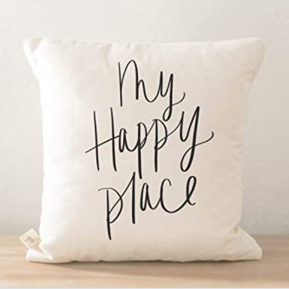 PCB Home My Happy Place Pillow Cover
